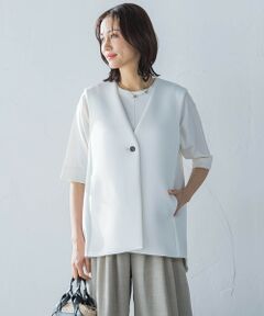 LAUTREAMONT / ロートレアモン ダウンジャケット・ベスト | 【一部店舗限定販売】NOモノフィラエアクッションジレ≪洗濯機で洗える≫