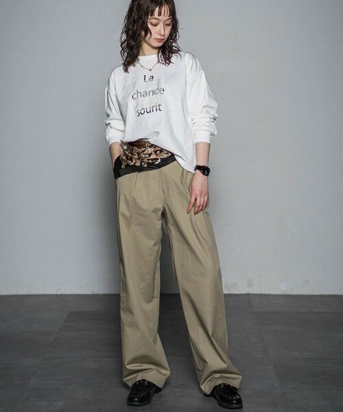 LAUTREAMONT / ロートレアモン カットソー | 【WEB限定】オーガンジーロンT≪手洗い可能≫ | 詳細1