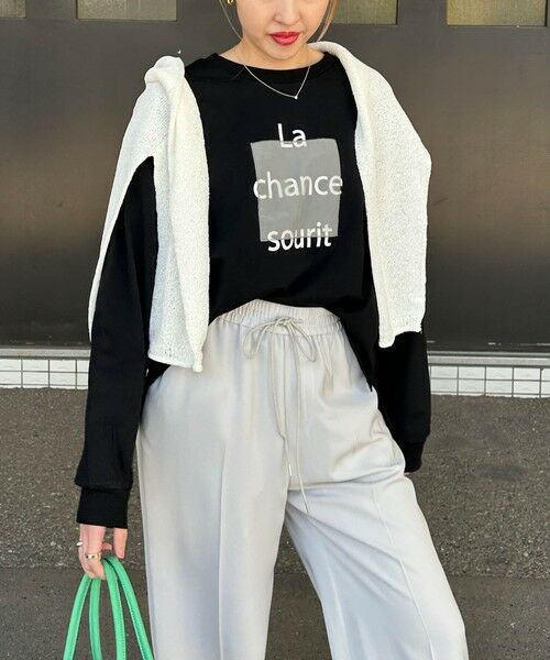 LAUTREAMONT / ロートレアモン カットソー | 【WEB限定】オーガンジーロンT≪手洗い可能≫ | 詳細10