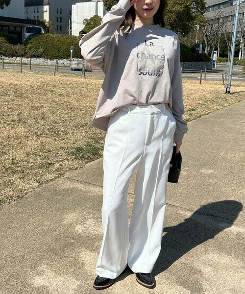 LAUTREAMONT / ロートレアモン カットソー | 【WEB限定】オーガンジーロンT≪手洗い可能≫ | 詳細15