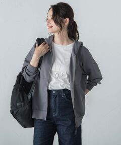 LAUTREAMONT / ロートレアモン カットソー | 【WEB限定】高機能スムースタッチジップパーカー≪洗濯機で洗える≫