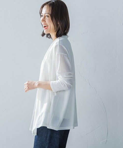 LAUTREAMONT / ロートレアモン カットソー | クールコンフォートカーディガン≪接触冷感/洗濯機で洗える≫ | 詳細5