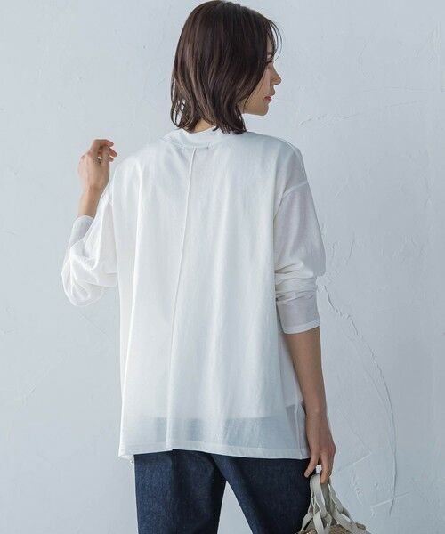 LAUTREAMONT / ロートレアモン カットソー | クールコンフォートカーディガン≪接触冷感/洗濯機で洗える≫ | 詳細6