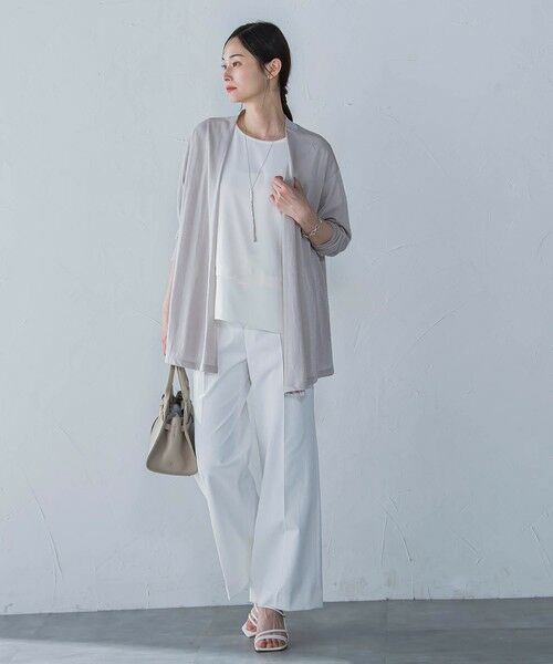 LAUTREAMONT / ロートレアモン カットソー | クールコンフォートカーディガン≪接触冷感/洗濯機で洗える≫ | 詳細17