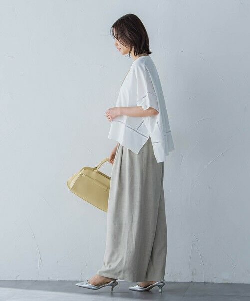 LAUTREAMONT / ロートレアモン カットソー | ポンチョシルエットキーホールカットソー≪洗濯機で洗える≫ | 詳細4