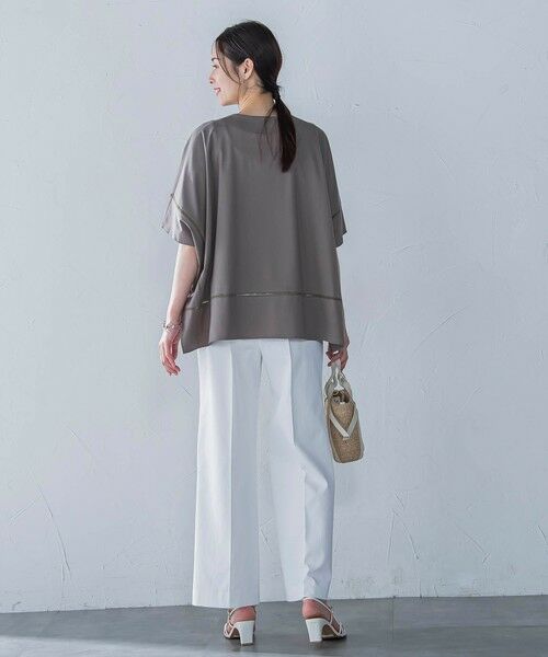 LAUTREAMONT / ロートレアモン カットソー | ポンチョシルエットキーホールカットソー≪洗濯機で洗える≫ | 詳細12