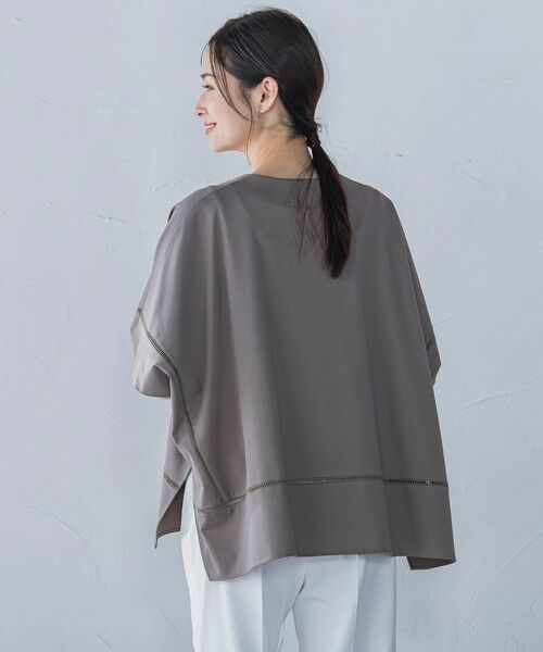 LAUTREAMONT / ロートレアモン カットソー | ポンチョシルエットキーホールカットソー≪洗濯機で洗える≫ | 詳細14