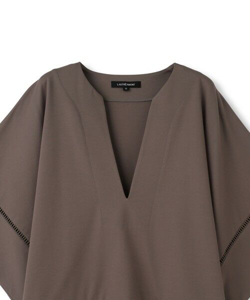 LAUTREAMONT / ロートレアモン カットソー | ポンチョシルエットキーホールカットソー≪洗濯機で洗える≫ | 詳細17