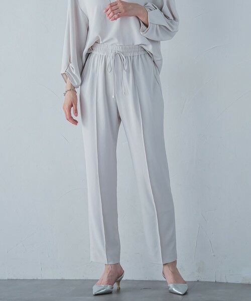 LAUTREAMONT / ロートレアモン その他パンツ | キレイ×リラックス アムンゼンテーパードパンツ≪接触冷感/UV/洗濯機で洗える≫ | 詳細25