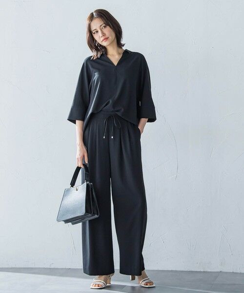 LAUTREAMONT / ロートレアモン その他パンツ | キレイ×リラックス アムンゼンワイドパンツ≪接触冷感/UV/洗濯機で洗える≫ | 詳細3