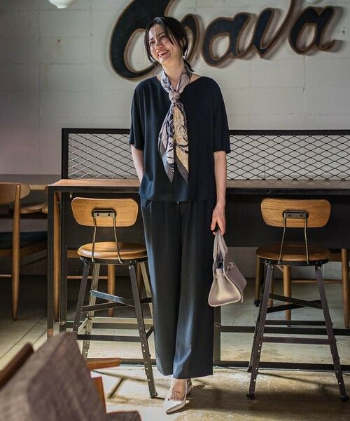 LAUTREAMONT / ロートレアモン その他パンツ | キレイ×リラックス アムンゼンワイドパンツ≪接触冷感/UV/洗濯機で洗える≫ | 詳細11