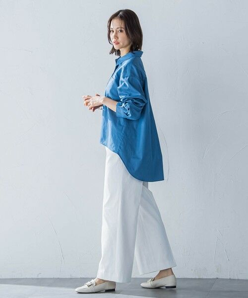 LAUTREAMONT / ロートレアモン その他パンツ | シェルタリングピケドライワイドパンツ≪吸汗速乾/透け防止/洗濯機で洗える≫ | 詳細3