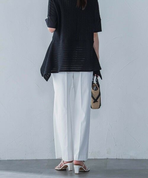 LAUTREAMONT / ロートレアモン その他パンツ | シェルタリングピケドライワイドパンツ≪吸汗速乾/透け防止/洗濯機で洗える≫ | 詳細6