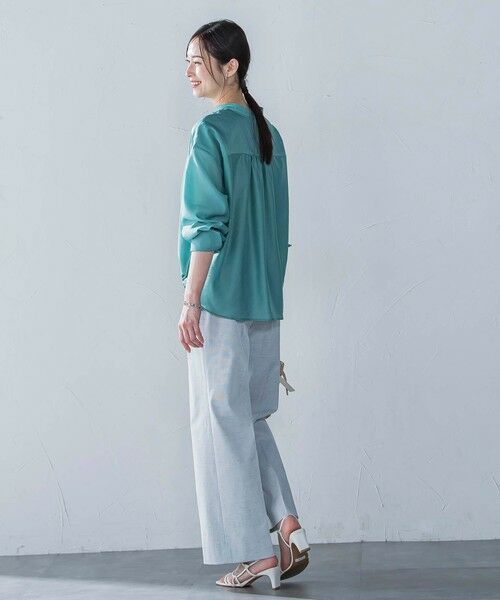 LAUTREAMONT / ロートレアモン その他パンツ | シェルタリングピケドライワイドパンツ≪吸汗速乾/透け防止/洗濯機で洗える≫ | 詳細23