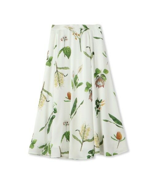 LAUTREAMONT / ロートレアモン ミニ・ひざ丈スカート | ボタニカルプリントスカート≪洗濯機で洗える≫ | 詳細9
