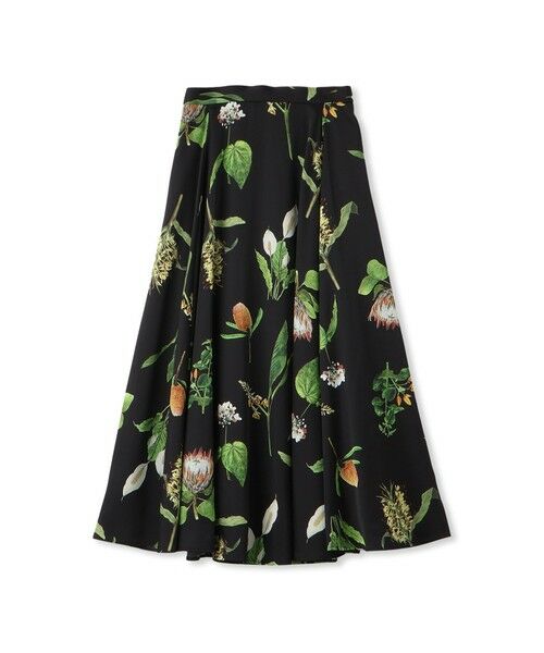 LAUTREAMONT / ロートレアモン ミニ・ひざ丈スカート | ボタニカルプリントスカート≪洗濯機で洗える≫ | 詳細15