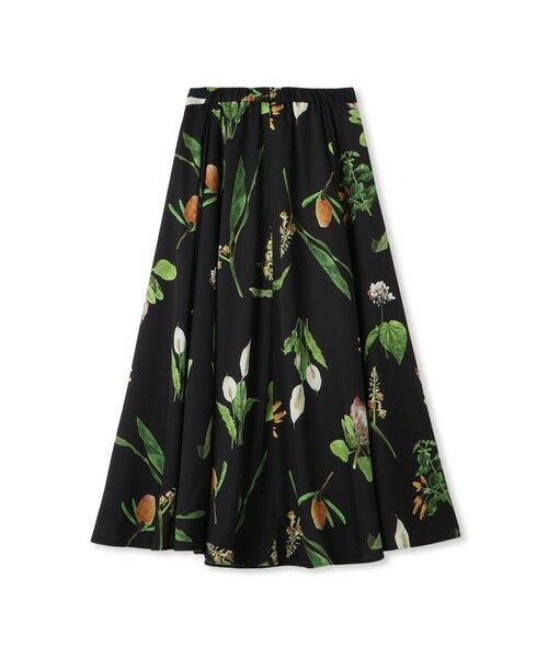 LAUTREAMONT / ロートレアモン ミニ・ひざ丈スカート | ボタニカルプリントスカート≪洗濯機で洗える≫ | 詳細16