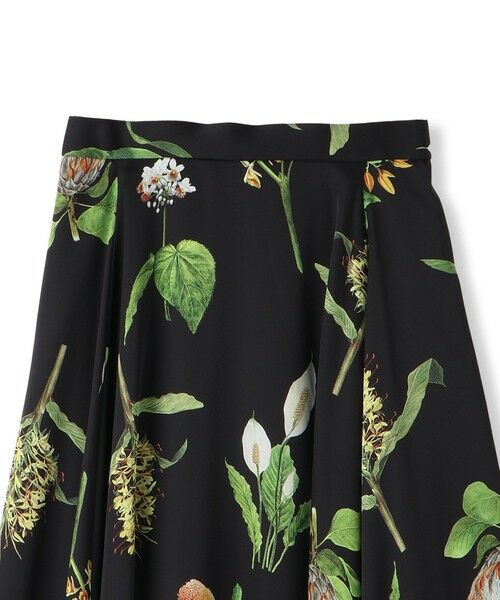 LAUTREAMONT / ロートレアモン ミニ・ひざ丈スカート | ボタニカルプリントスカート≪洗濯機で洗える≫ | 詳細17