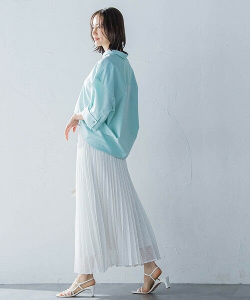 LAUTREAMONT / ロートレアモン ミニ・ひざ丈スカート | メッシュレースプリーツスカート≪洗濯機で洗える≫ | 詳細5