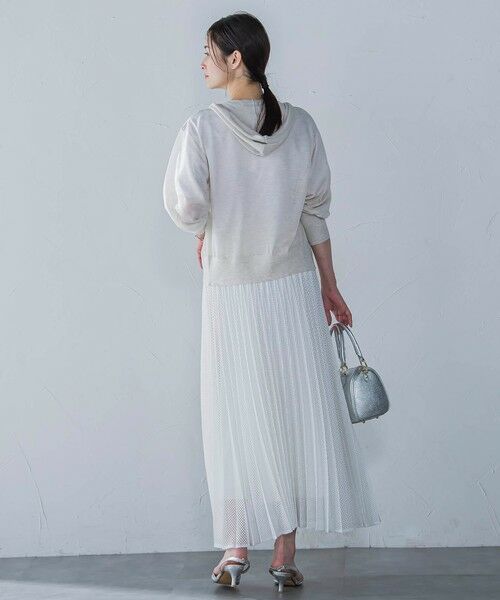 LAUTREAMONT / ロートレアモン ミニ・ひざ丈スカート | メッシュレースプリーツスカート≪洗濯機で洗える≫ | 詳細7