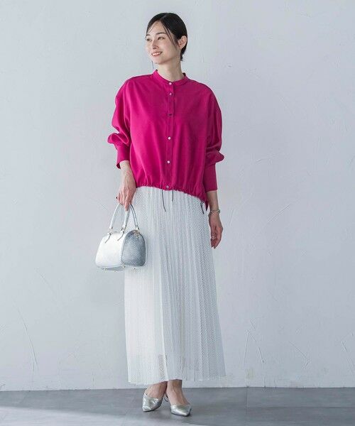 LAUTREAMONT / ロートレアモン ミニ・ひざ丈スカート | メッシュレースプリーツスカート≪洗濯機で洗える≫ | 詳細8