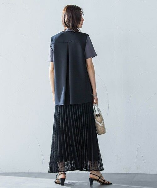 LAUTREAMONT / ロートレアモン ミニ・ひざ丈スカート | メッシュレースプリーツスカート≪洗濯機で洗える≫ | 詳細18