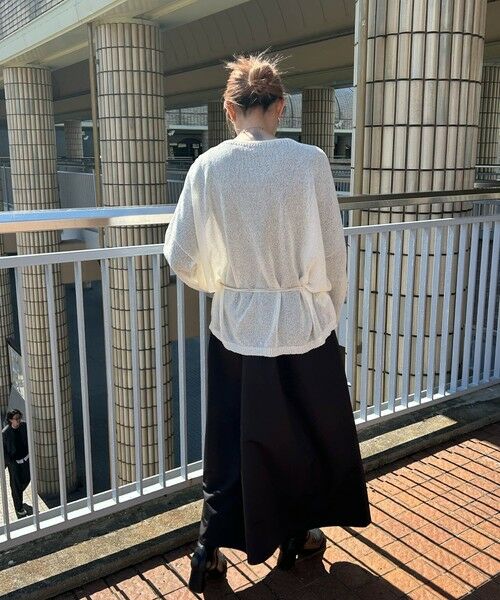LAUTREAMONT / ロートレアモン ニット・セーター | 【WEB限定】和紙混ホールガーメントニット≪手洗い可能≫ | 詳細7
