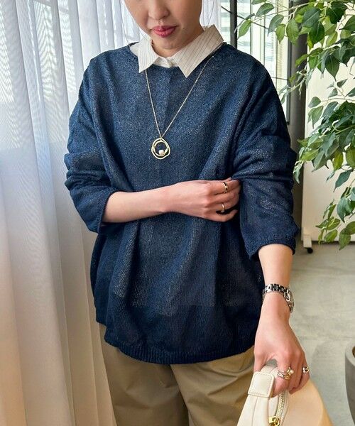 LAUTREAMONT / ロートレアモン ニット・セーター | 【WEB限定】和紙混ホールガーメントニット≪手洗い可能≫ | 詳細12