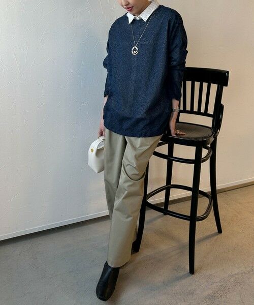 LAUTREAMONT / ロートレアモン ニット・セーター | 【WEB限定】和紙混ホールガーメントニット≪手洗い可能≫ | 詳細13