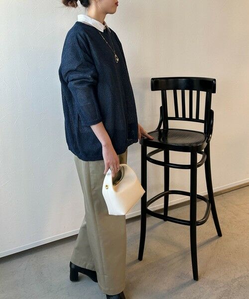 LAUTREAMONT / ロートレアモン ニット・セーター | 【WEB限定】和紙混ホールガーメントニット≪手洗い可能≫ | 詳細14