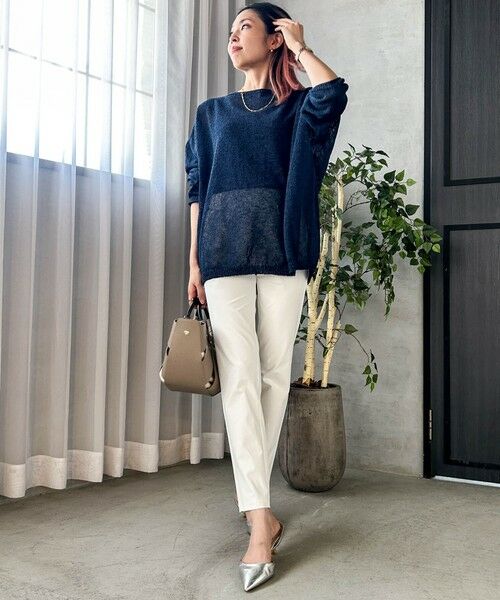 LAUTREAMONT / ロートレアモン ニット・セーター | 【WEB限定】和紙混ホールガーメントニット≪手洗い可能≫ | 詳細11