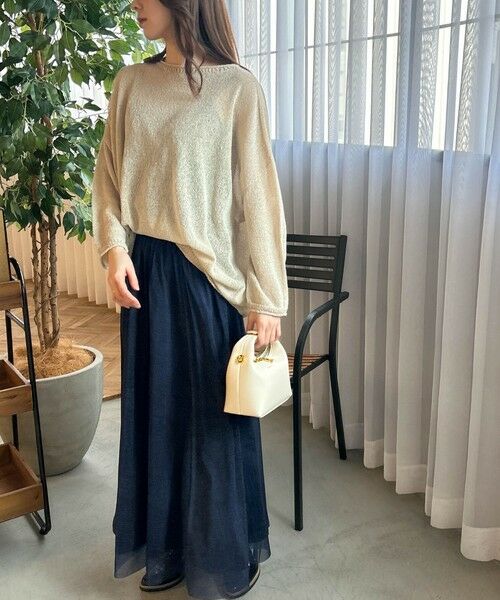 LAUTREAMONT / ロートレアモン ニット・セーター | 【WEB限定】和紙混ホールガーメントニット≪手洗い可能≫ | 詳細25