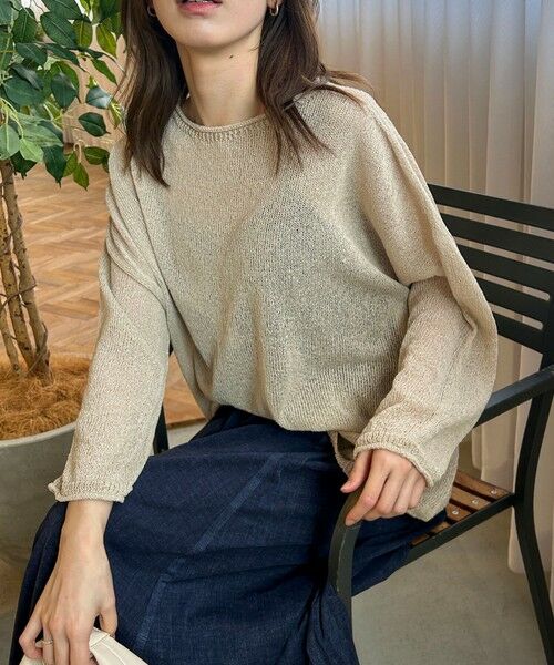 LAUTREAMONT / ロートレアモン ニット・セーター | 【WEB限定】和紙混ホールガーメントニット≪手洗い可能≫ | 詳細21