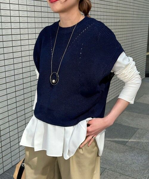 LAUTREAMONT / ロートレアモン ニット・セーター | 【WEB限定】ざっくりクロップドニットベスト≪手洗い可能≫ | 詳細16