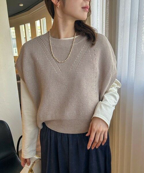 LAUTREAMONT / ロートレアモン ニット・セーター | 【WEB限定】ざっくりクロップドニットベスト≪手洗い可能≫ | 詳細25