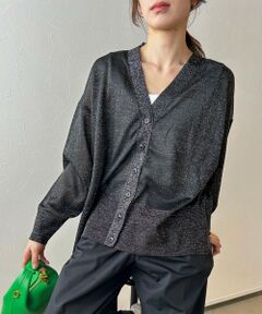 LAUTREAMONT / ロートレアモン カーディガン・ボレロ | 【WEB限定】ラメニットカーディガン≪手洗い可能≫