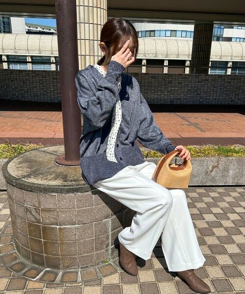 LAUTREAMONT / ロートレアモン カーディガン・ボレロ | 【WEB限定】ラメニットカーディガン≪手洗い可能≫ | 詳細4