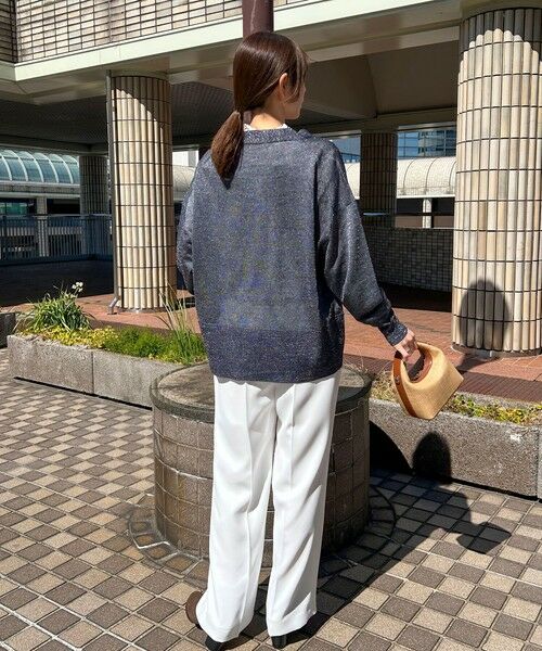 LAUTREAMONT / ロートレアモン カーディガン・ボレロ | 【WEB限定】ラメニットカーディガン≪手洗い可能≫ | 詳細6