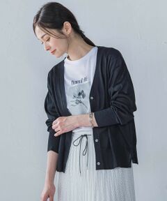 LAUTREAMONT / ロートレアモン カーディガン・ボレロ | ペーパーヤーンVネックカーディガン≪手洗い可能≫