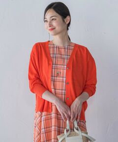 LAUTREAMONT / ロートレアモン カーディガン・ボレロ | ペーパーヤーンVネックカーディガン≪手洗い可能≫