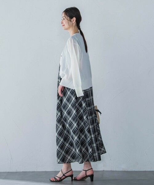 LAUTREAMONT / ロートレアモン カーディガン・ボレロ | ペーパーヤーンVネックカーディガン≪手洗い可能≫ | 詳細4