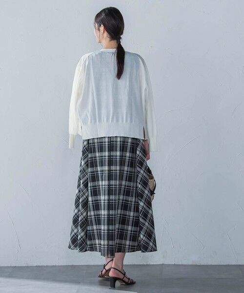 LAUTREAMONT / ロートレアモン カーディガン・ボレロ | ペーパーヤーンVネックカーディガン≪手洗い可能≫ | 詳細5