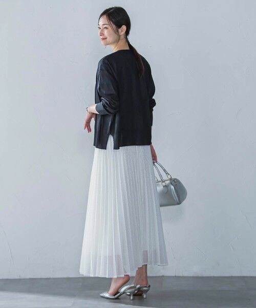 LAUTREAMONT / ロートレアモン カーディガン・ボレロ | ペーパーヤーンVネックカーディガン≪手洗い可能≫ | 詳細10