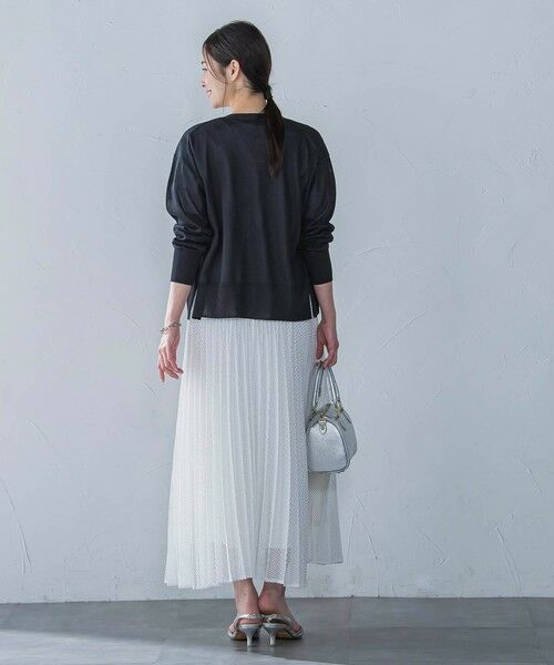 LAUTREAMONT / ロートレアモン カーディガン・ボレロ | ペーパーヤーンVネックカーディガン≪手洗い可能≫ | 詳細11