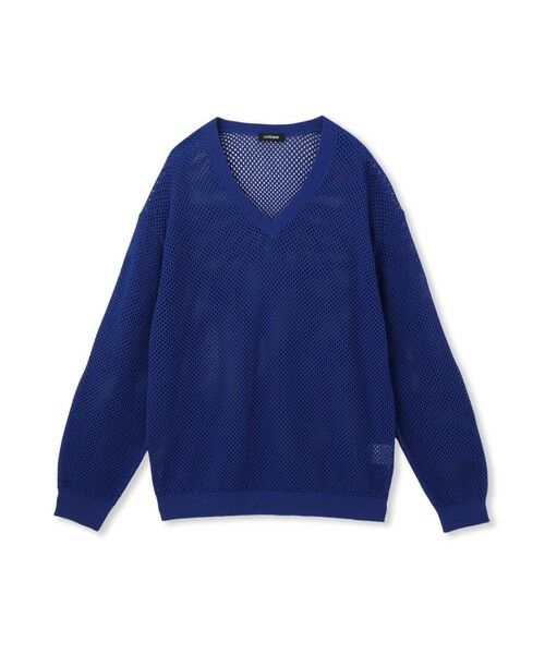 LAUTREAMONT / ロートレアモン ニット・セーター | ドライタッチメッシュVネックニット≪手洗い可能≫ | 詳細11