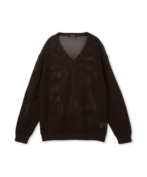 LAUTREAMONT / ロートレアモン ニット・セーター | ドライタッチメッシュVネックニット≪手洗い可能≫ | 詳細16