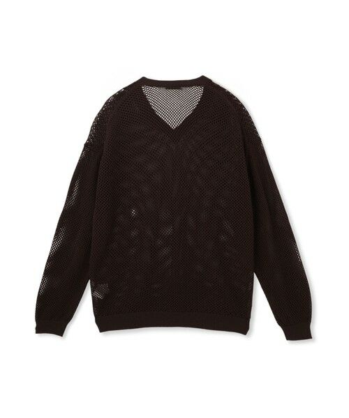 LAUTREAMONT / ロートレアモン ニット・セーター | ドライタッチメッシュVネックニット≪手洗い可能≫ | 詳細17