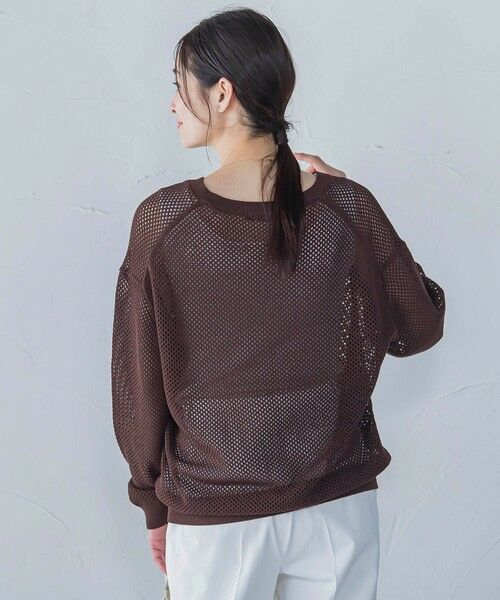 LAUTREAMONT / ロートレアモン ニット・セーター | ドライタッチメッシュVネックニット≪手洗い可能≫ | 詳細13