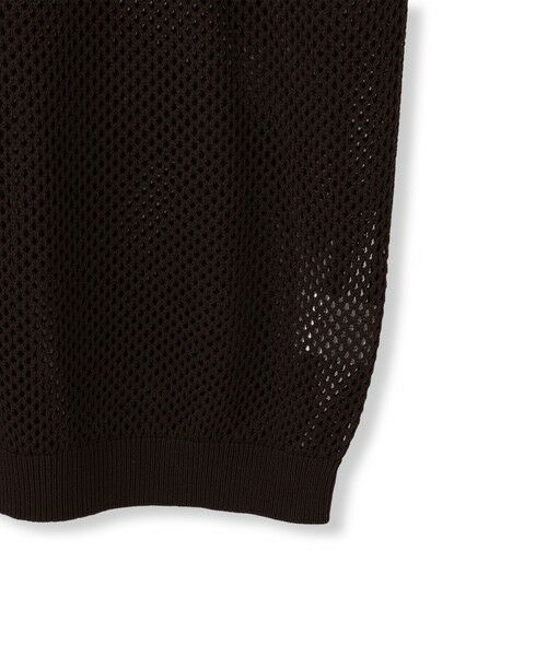 LAUTREAMONT / ロートレアモン ニット・セーター | ドライタッチメッシュVネックニット≪手洗い可能≫ | 詳細20