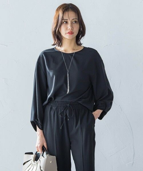 LAUTREAMONT / ロートレアモン シャツ・ブラウス | キレイ×リラックス アムンゼンブラウス≪接触冷感/UV/洗濯機で洗える≫ | 詳細5